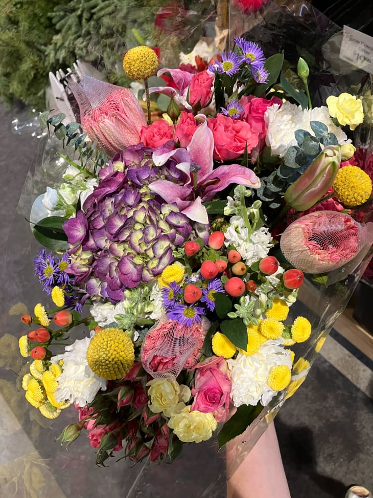 Whole Foods deluxe flower bouquet.