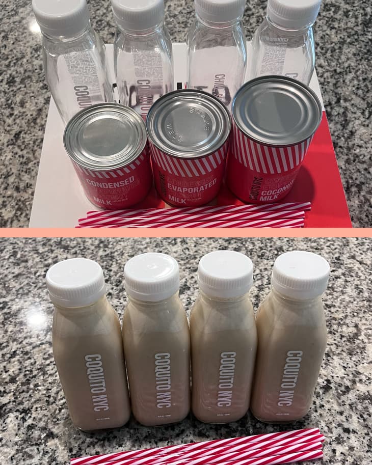 Coquito NYC kit and completed.