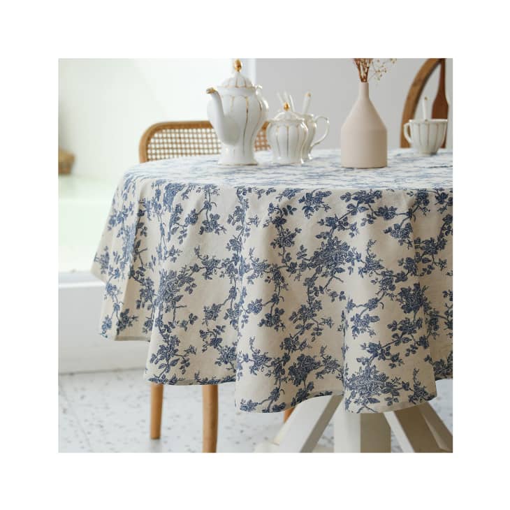 Pastoral Round Tablecloth at Amazon