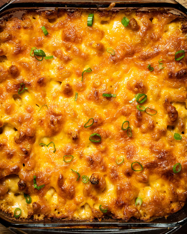 Baked mac and cheese.