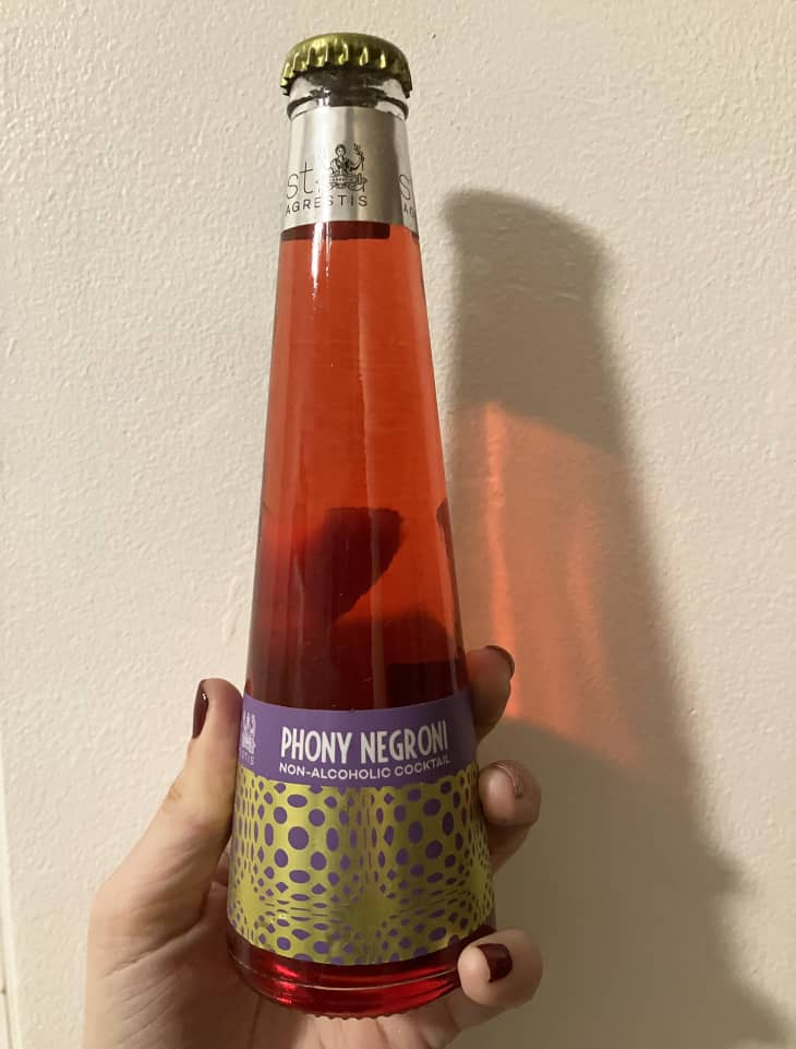 St. Agrestis Phony Negroni mocktail bottle