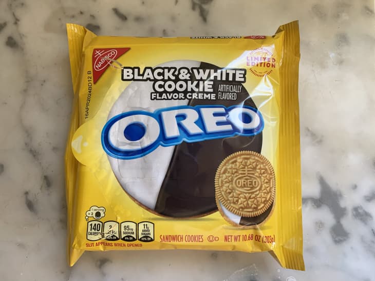 OREO Black &amp; White Cookie on countertop