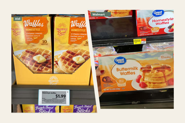 Aldi vs. Walmart waffles.