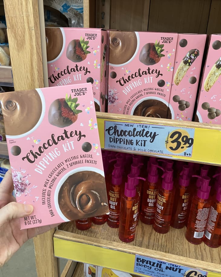 Chocolatey Dipping Kit at Trader Joe's store