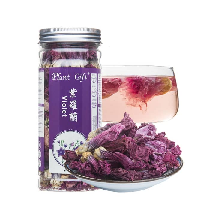 Violet Tea Organic Dried Loose Tea at Amazon