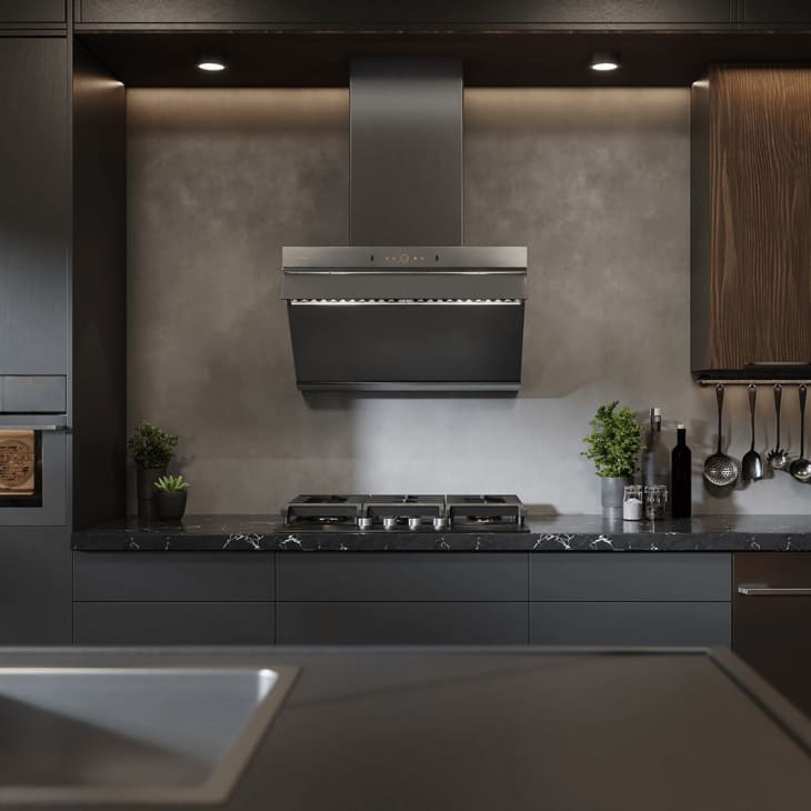 Kitchen with Moonshadow Range hood