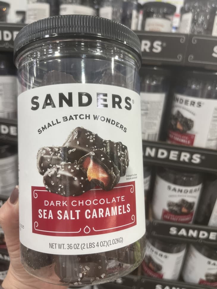 Sanders dark chocolate sea salt caramels.