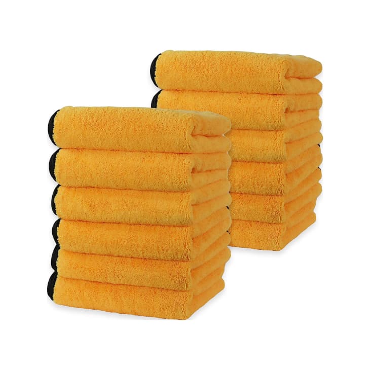 Simple Houseware Professional Grade Ultra Plush Premium Microfiber Towels at Amazon