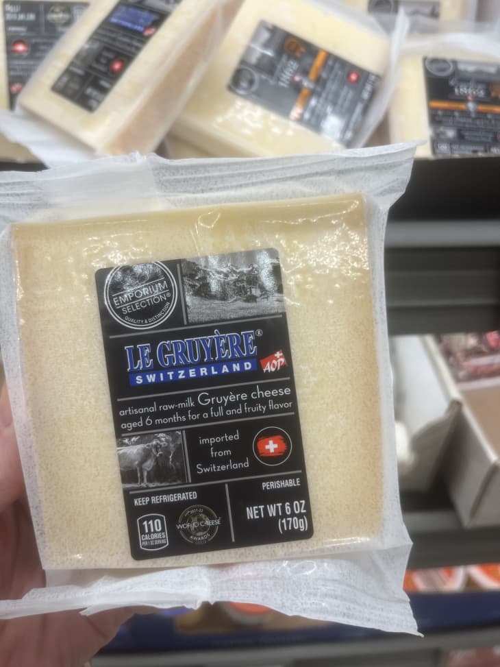 Gruyere cheese.