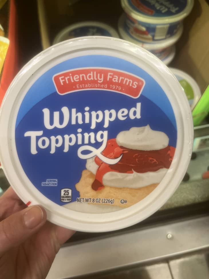 Whipped topping.