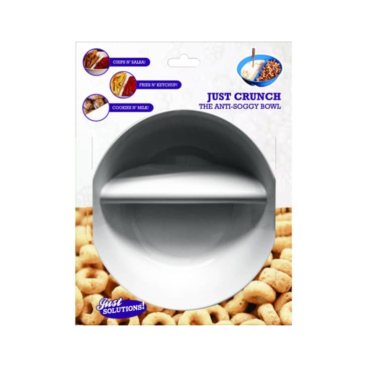 Just Crunch Anti-Soggy Cereal Bowl - Keeps Cereal Fresh &amp; Crunchy
