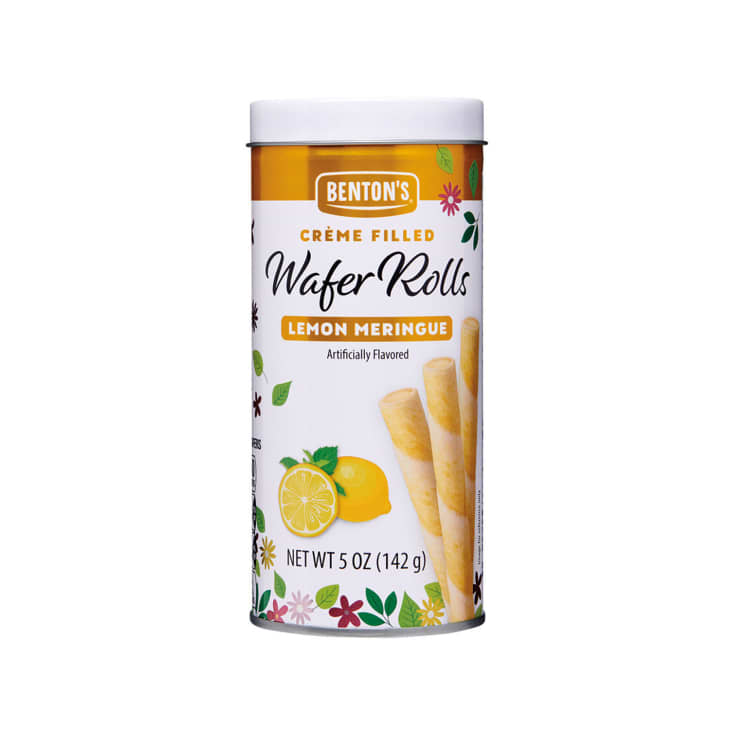 Benton's Creme Filled Wafer Rolls Lemon Meringue