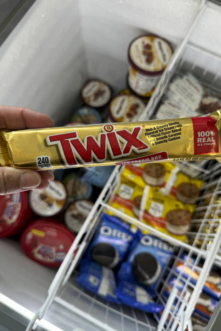 Twix ice cream bar.