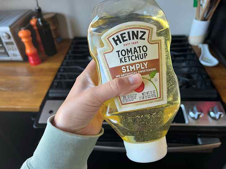 My Husband's Brilliant Ketchup Bottle Hack Makes Cooking So Much Easier