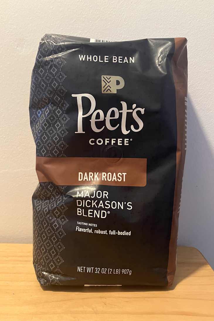 Medium Roast Peet’s Coffee Major Dickason’s Blend.