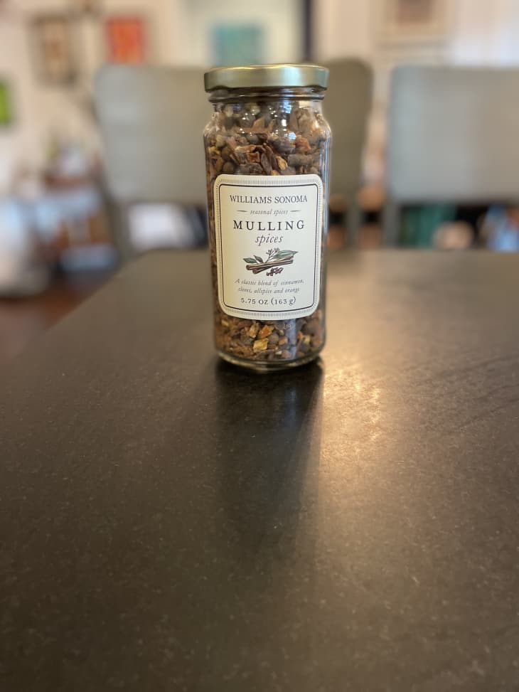 jar of mulling spices on table