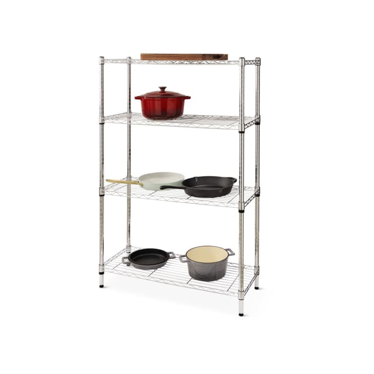 Easy Home 4-Tier Chrome Shelf