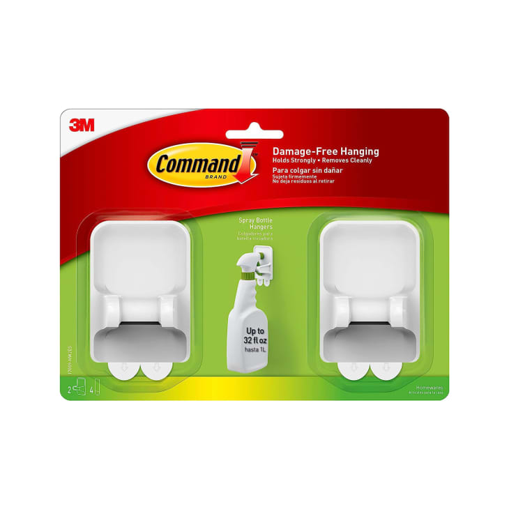 Command Spray Bottle Hangers, 2 pack, 2 hangers, 4 large strips at Amazon
