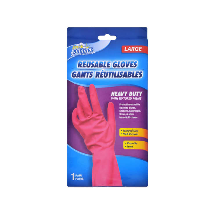 Product Image: Scrub Buddies Long-Cuff Large Reusable Pink Latex Gloves