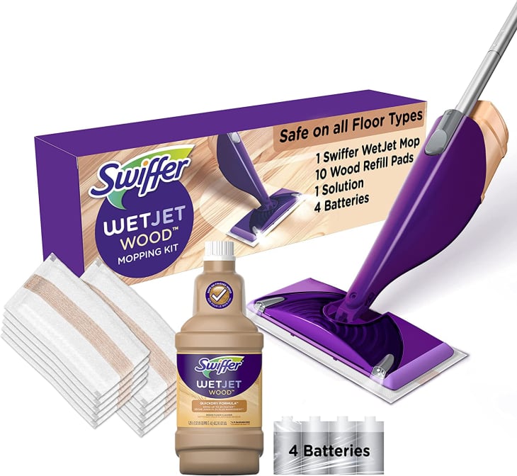 Swiffer WetJet Wood Mop Starter Kit at Amazon