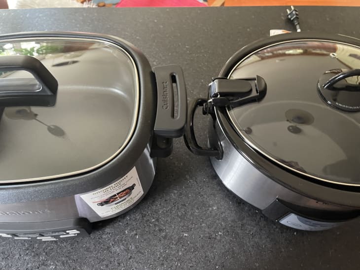 Slow cookers side-by-side