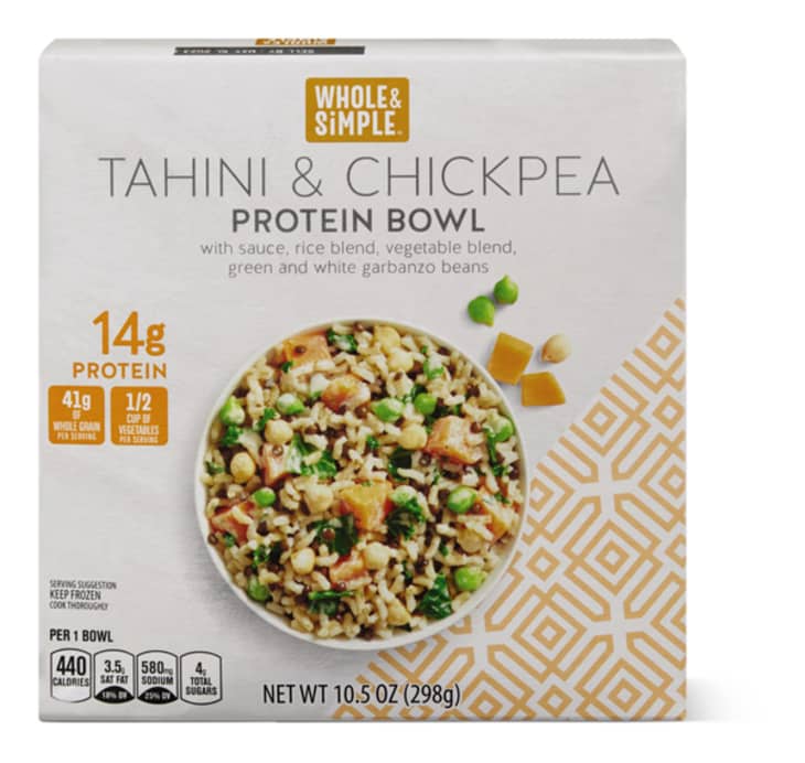 tahini &amp; chickpea protein bowl