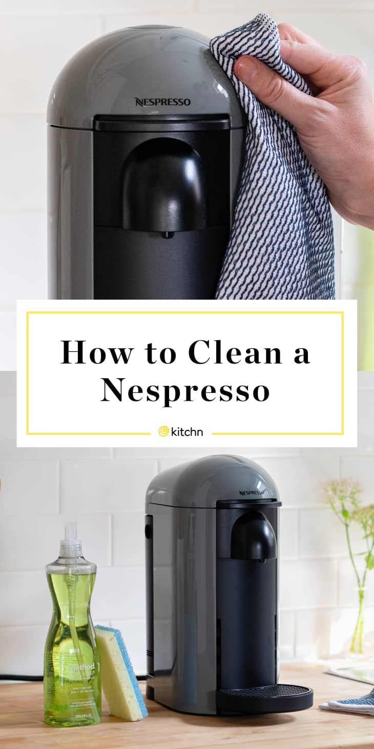 How To Clean A Nespresso Machine Descale Kitchn