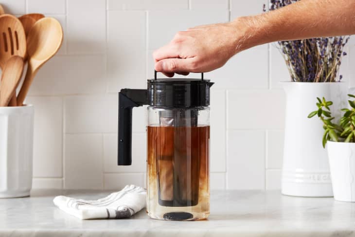 Reusable Infuser Filter Chefoh Cold Brew Coffee Maker Iced Tea Maker Airtight Cold Brew Pitcher & Silicone Handle Made With Material 