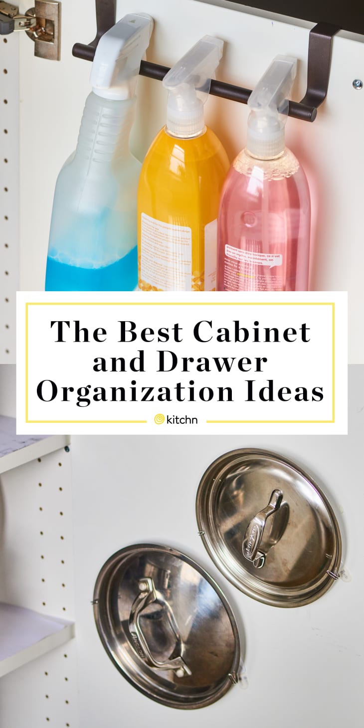 The Best Cabinet and Drawer Organization Idea Pinterest pin