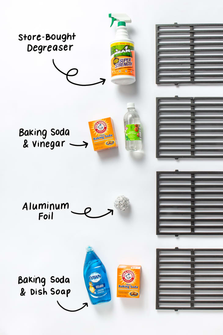 Baking Soda Best Way To Clean A Gas Grill Iron Grates What To Use
