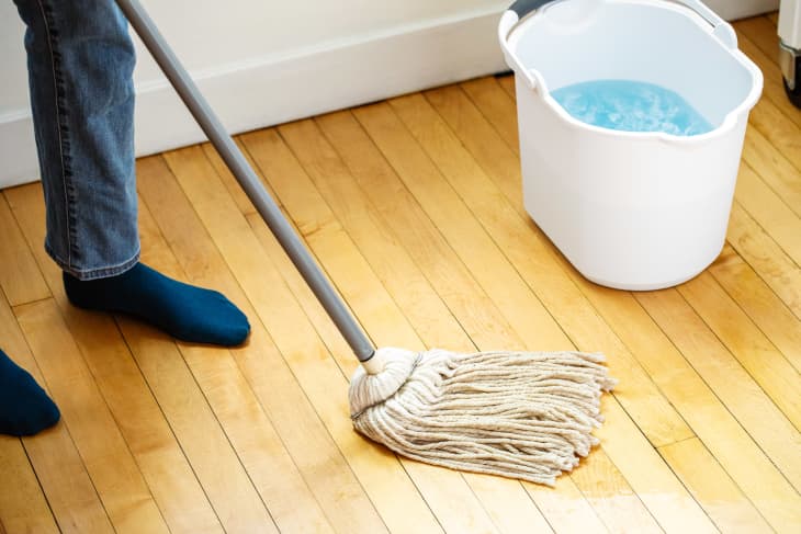 The Laundry Room Staple You'll Want To Use To Mop Your Floors