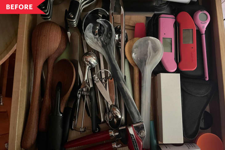 unorganized drawer