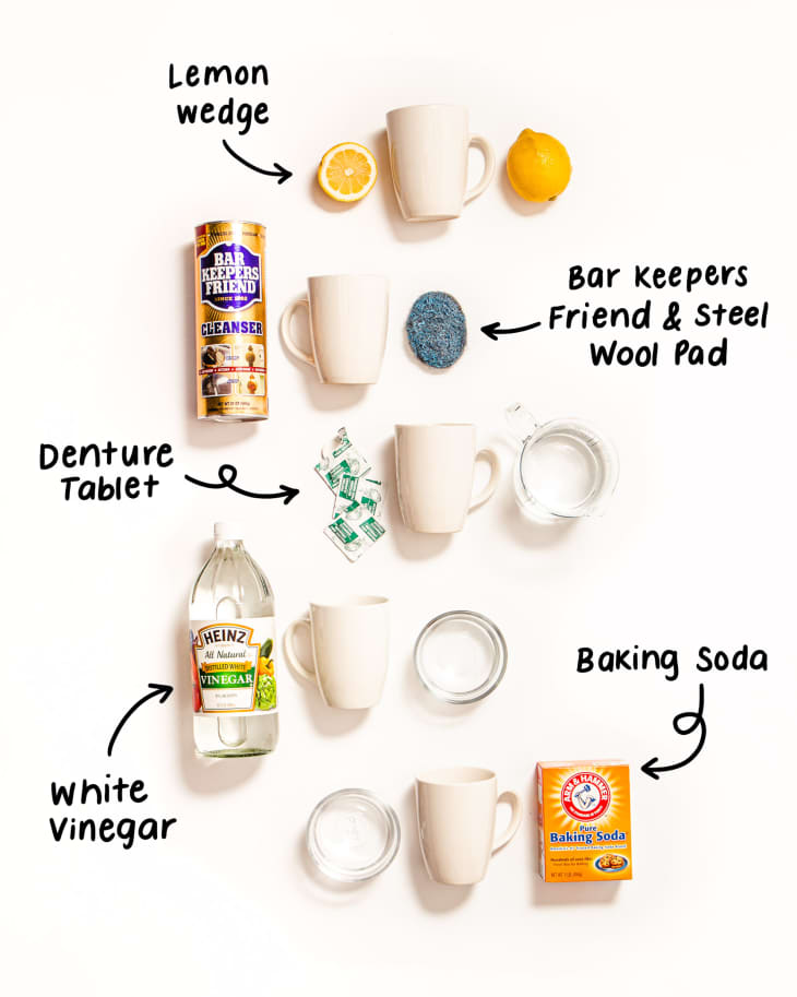 We Tried 5 Methods for Cleaning Stains from Inside Coffee Mugs