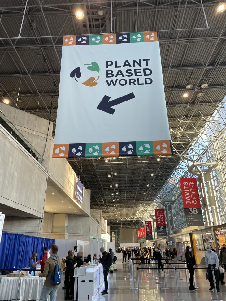 plant based world expo sign