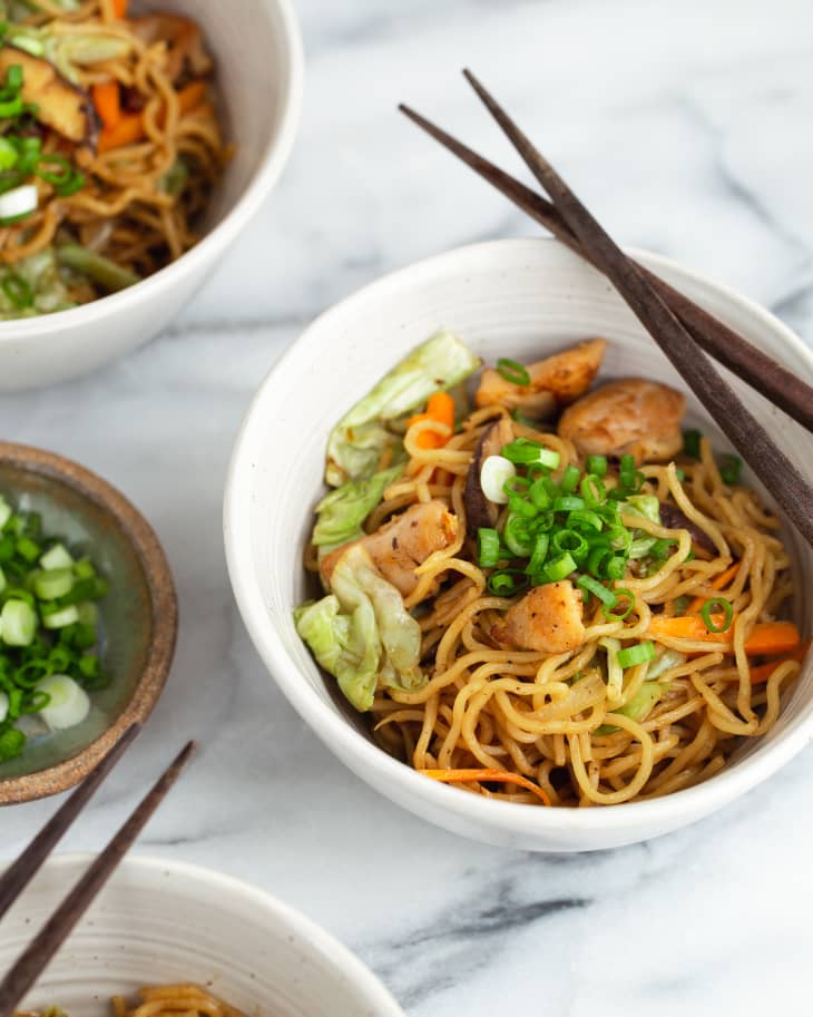 Chicken Yakisoba Recipe