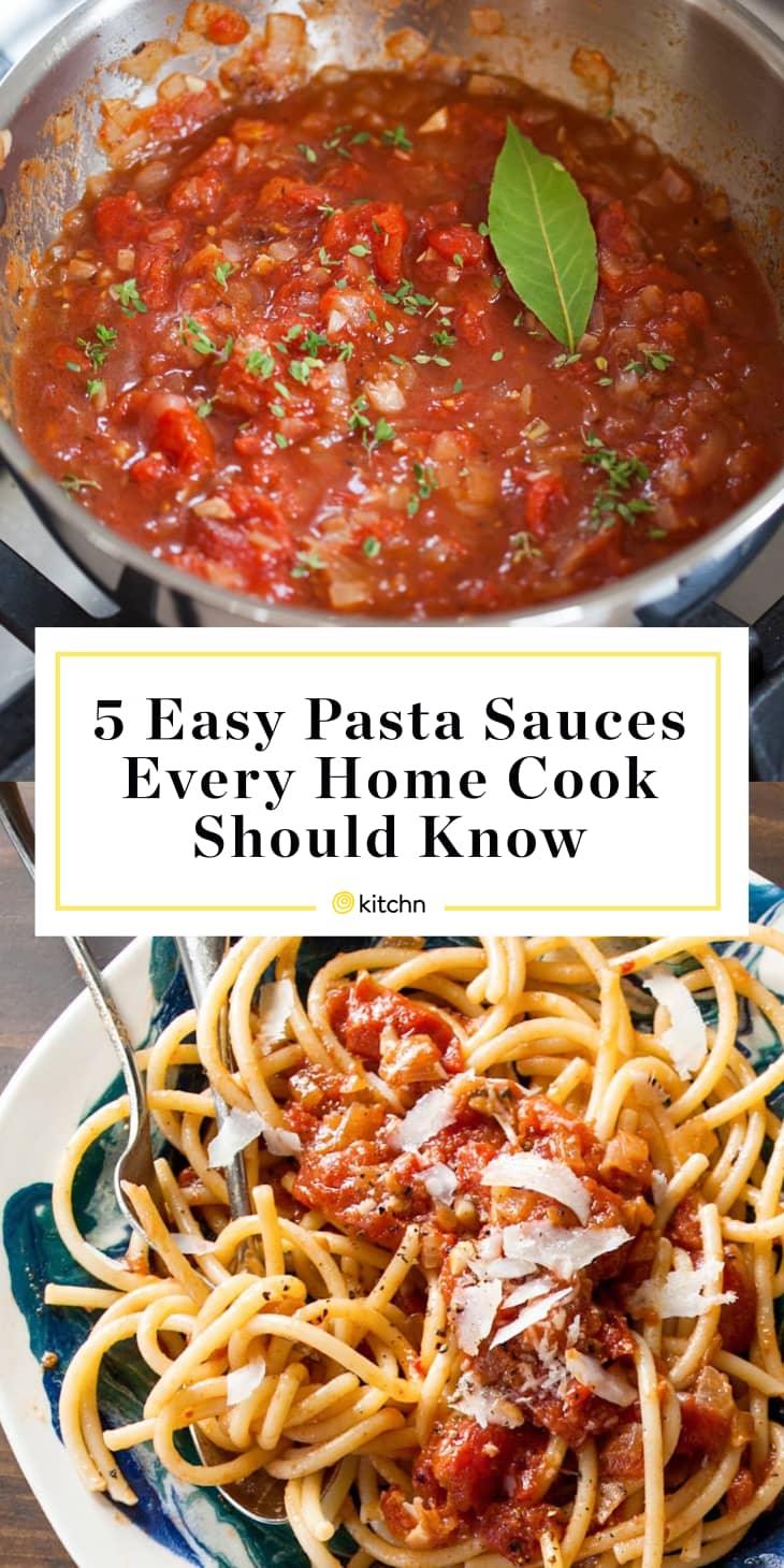 5 Easy Pasta Sauces Every Home Cook Should Know Kitchn