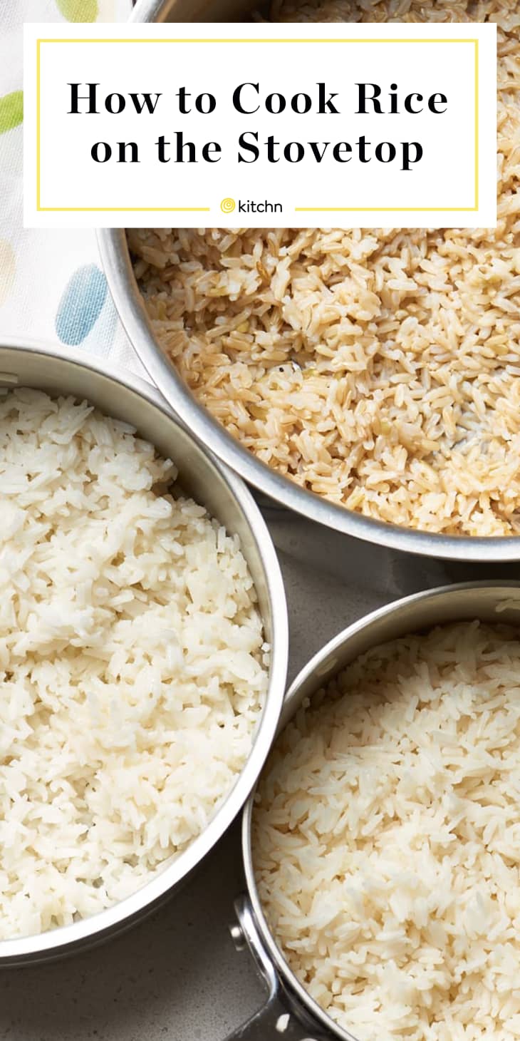 3 Methods For Perfect Rice On The Stove Kitchn