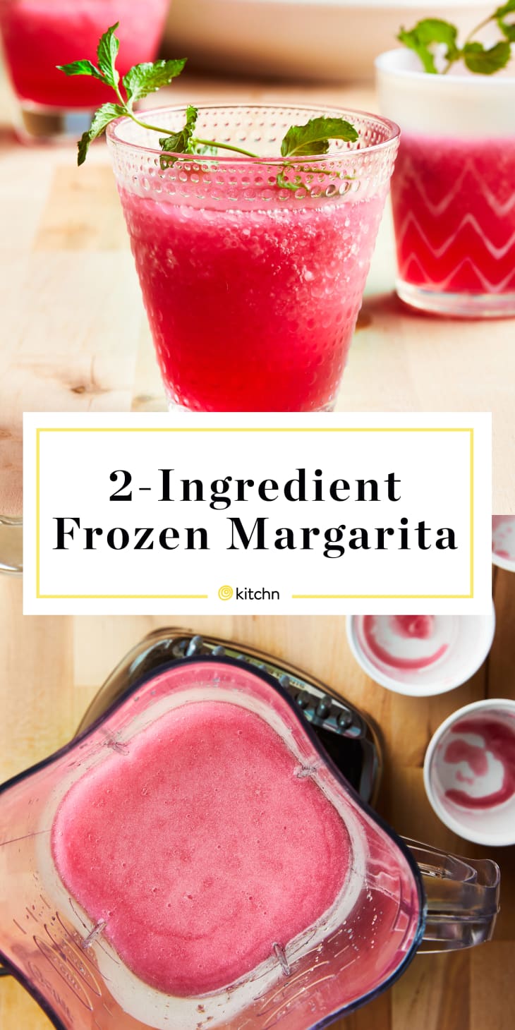 2-Ingredient Frozen Margarita Pinterst pin