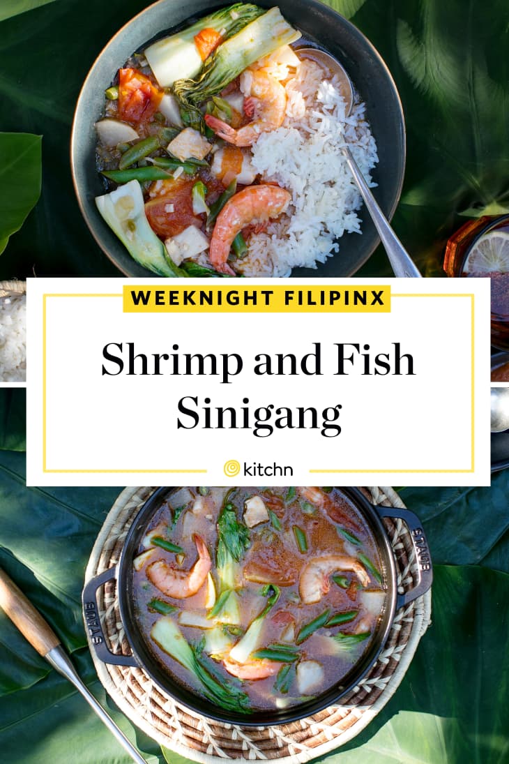 shrimp and fish sinigang