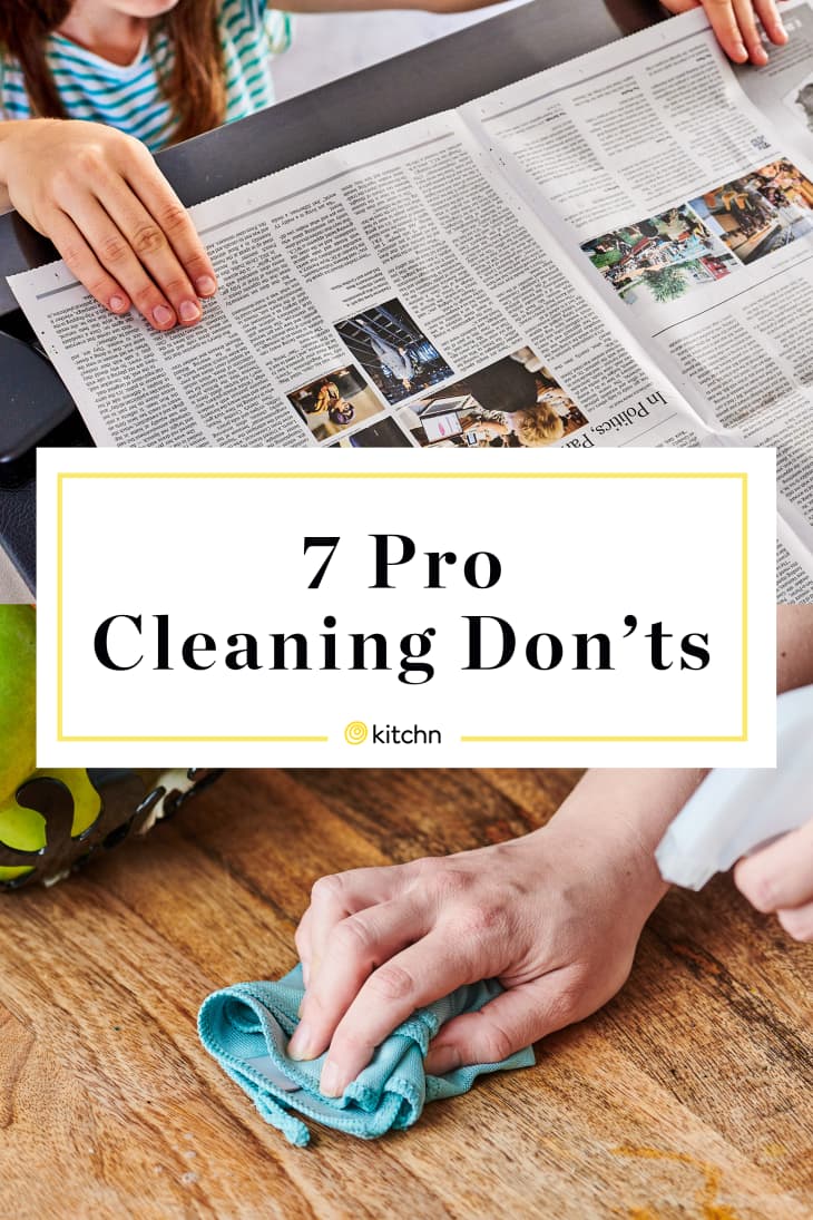 7 pro cleaning don'ts custom pin
