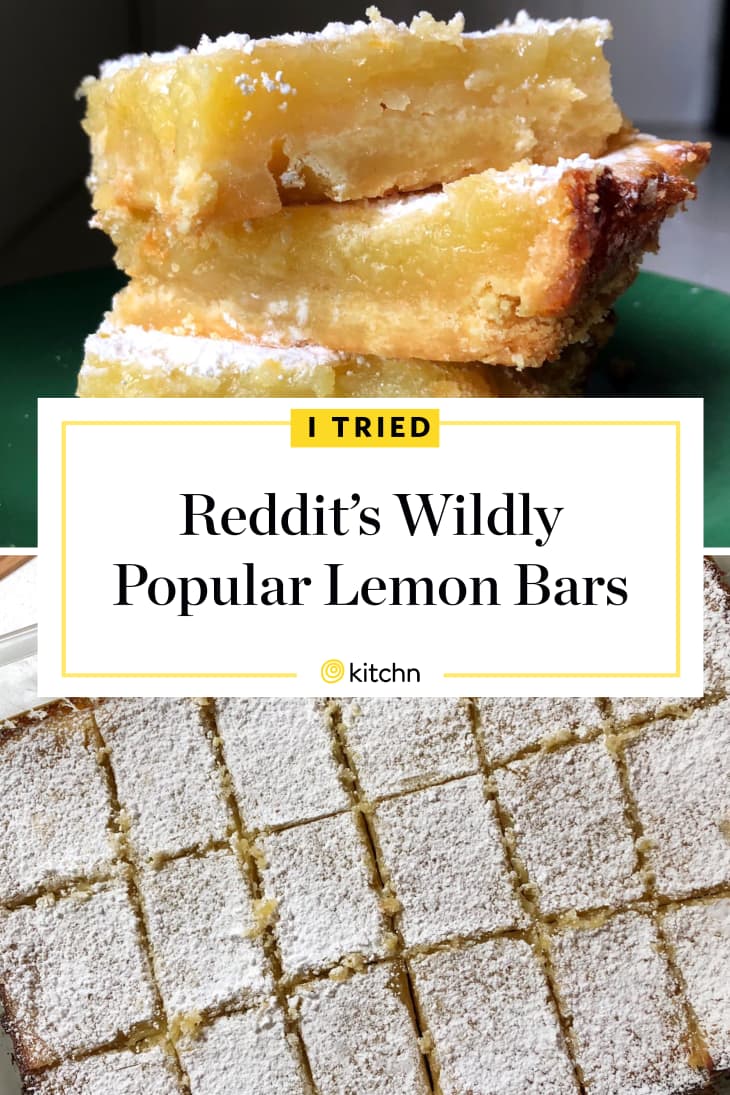 reddit's wildly popular lemon bars custom pin