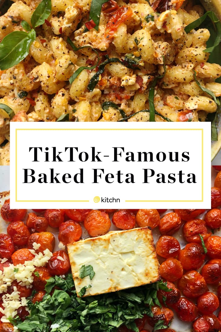 TikTok Famous Baked feta Pasta Custom pin