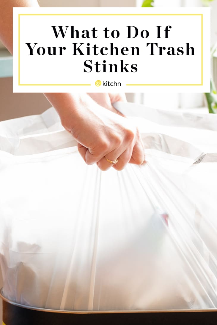 What to do if your kitchen trash stinks custom pin