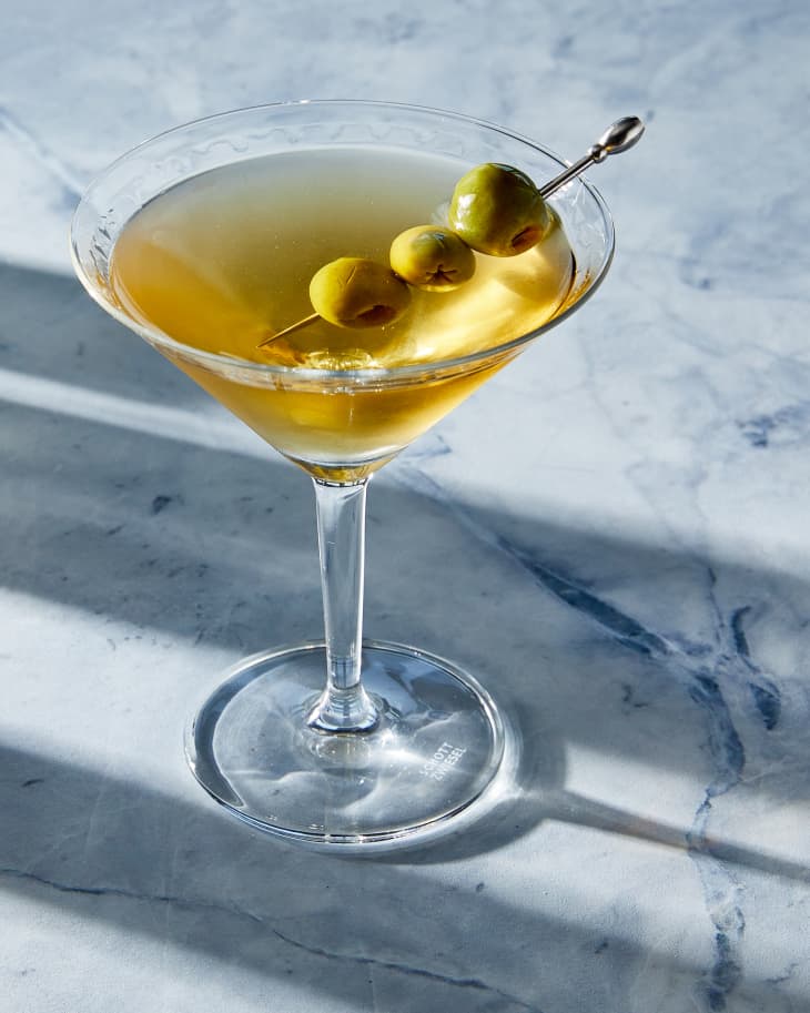 msg martini with olives