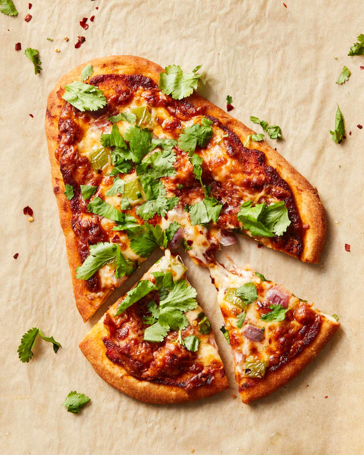 Masala Naan Pizza Recipe