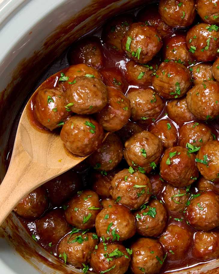Grape Jelly Meatballs Recipe The Kitchn