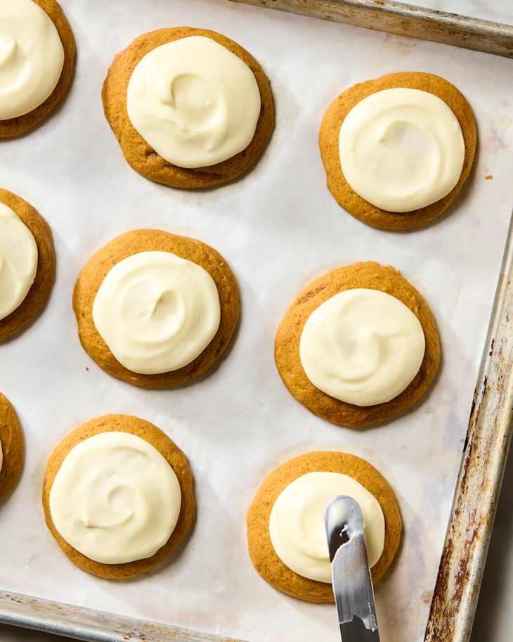 Soft Pumpkin Cookies Recipe (with Cream Cheese Frosting) The Kitchn