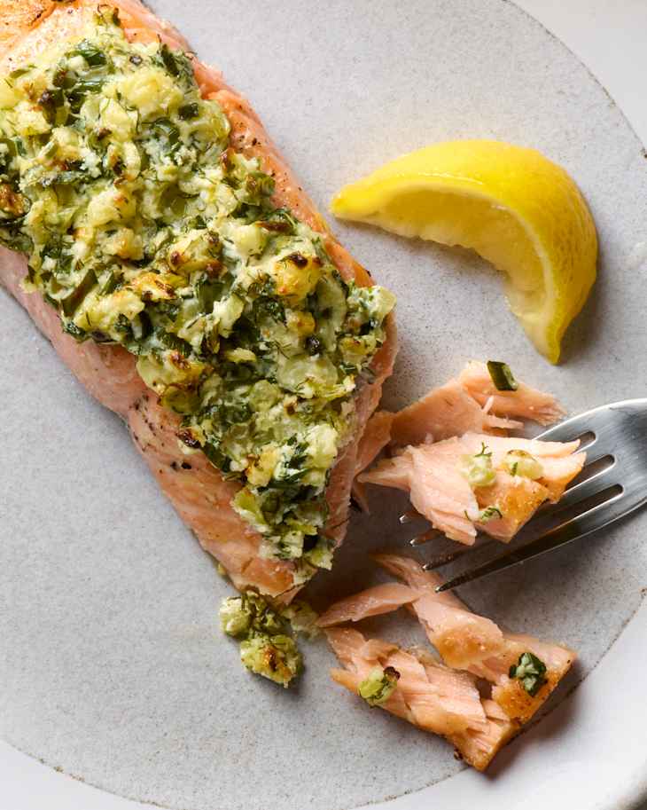 Salmon Rockefeller Recipe (Only 5 Ingredients) | The Kitchn