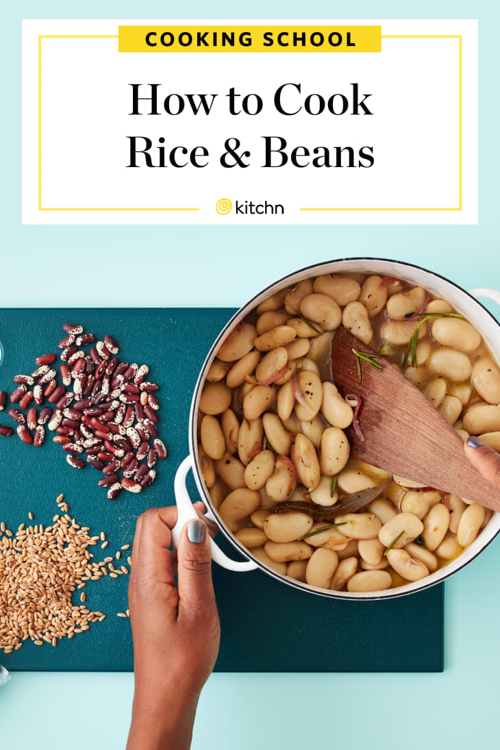 how to cook rice and beans custom pin