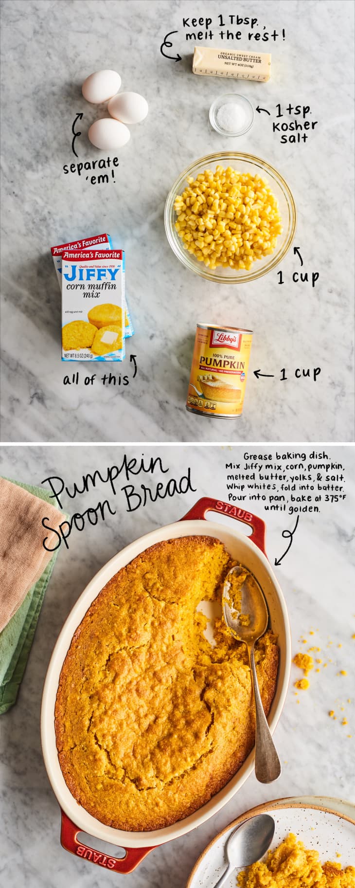 Jiffy Mix Cornbread Spoon Bread (Easy Side Dish) - Celebrations at Home